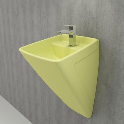 Bocchi Firenze Asma Monoblok Lavabo, 48 Cm, Mat Sarı 1082-026-0126 - 2