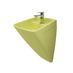 Bocchi Firenze Asma Monoblok Lavabo, 48 Cm, Mat Sarı 1082-026-0126 - 1