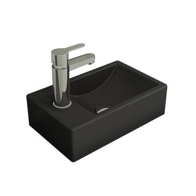 Bocchi Milano Dar Sol Lavabo 37 Cm Mat Antrasit 1418-020-0126 - 1