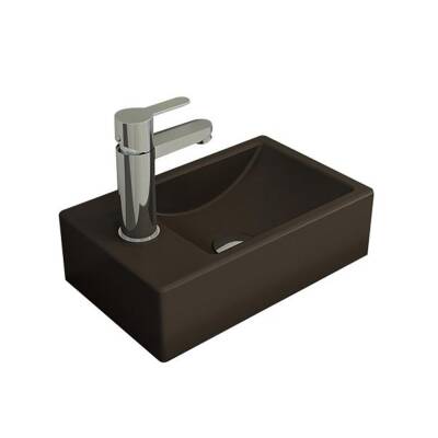 Bocchi Milano Dar Sol Lavabo 37 Cm Mat Kahverengi 1418-025-0126 - 1