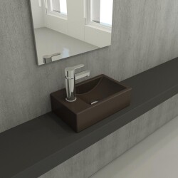 Bocchi Milano Dar Sol Lavabo 37 Cm Mat Kahverengi 1418-025-0126 - 2