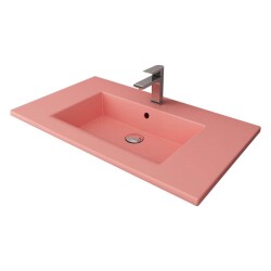 Bocchi Milano Etajerli Lavabo 100 cm Mat Somon 1105-032-0126 - 1