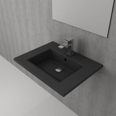 Bocchi Milano Etajerli Lavabo 60 cm Mat Antrasit 1161-020-0126 - 2