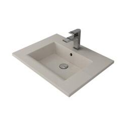 Bocchi Milano Etajerli Lavabo 60 cm Parlak Bisküvi 1161-014-0126 - 1