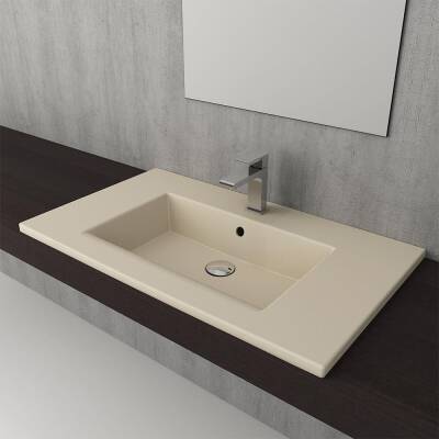 Bocchi Milano Etajerli Lavabo 80 cm Mat Yasemin 1113-007-0126 - 2