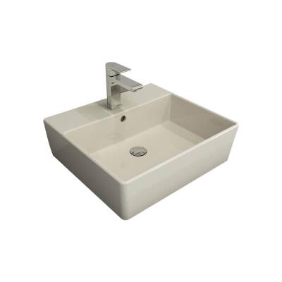 Bocchi Milano Lavabo 50 cm Parlak Bisküvi 1216-014-0126 - 1