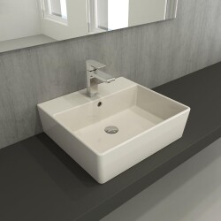 Bocchi Milano Lavabo 50 cm Parlak Bisküvi 1216-014-0126 - 2