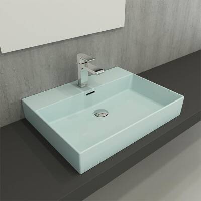 Bocchi Milano Lavabo 60 Cm Mat Buz Mavi 1376-029-0126 - 2