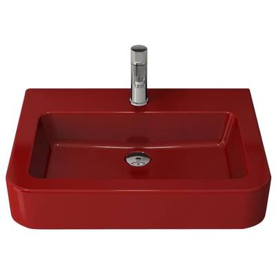 Bocchi Parman Lavabo, 65 Cm, Parlak Kırmızı 1123-019-0126 - 1