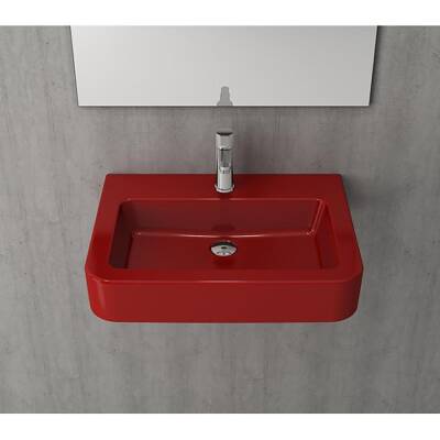 Bocchi Parman Lavabo, 65 Cm, Parlak Kırmızı 1123-019-0126 - 2