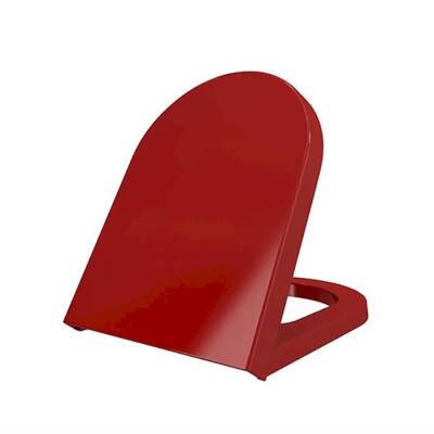 Bocchi Pure S Klozet Kapağı Kısa Parlak Kırmızı A0302-019 - 1