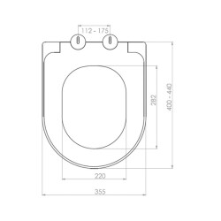 Bocchi Pure S Klozet Kapağı Mat Somon A0301-032 - 2