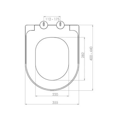 Bocchi Pure S Klozet Kapağı Parlak Turuncu A0301-012 - 2