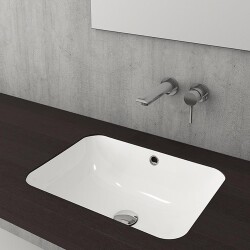 Bocchi Scala Tezgah Altı Lavabo 55 Cm Parlak Beyaz 1006-001-0125 - 1