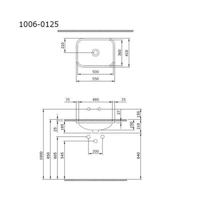 Bocchi Scala Tezgah Altı Lavabo Kaşmir 1006-011-0125 - 2