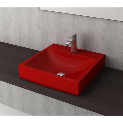 Bocchi Scala Tezgah Üstü Lavabo 48 Cm Parlak Kırmızı 1076-019-0126 - 2