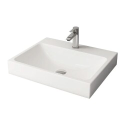 Bocchi Scala Tezgah Üstü Lavabo 60 Cm Mat Beyaz 1077-002-0126 - 1