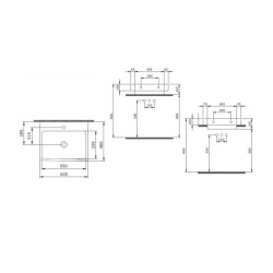 Bocchi Scala Tezgah Üstü Lavabo 60 Cm Mat Mint Yeşil 1077-033-0126 - 3