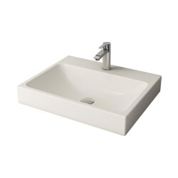 Bocchi Scala Tezgah Üstü Lavabo 60 Cm Parlak Bisküvi 1077-014-0126 - 1