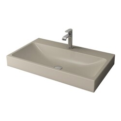 Bocchi Scala Tezgah Üstü Lavabo 80 cm Mat Kaşmir 1078-011-0126 - 1