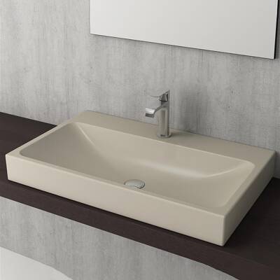 Bocchi Scala Tezgah Üstü Lavabo 80 cm Mat Kaşmir 1078-011-0126 - 2