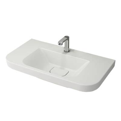 Bocchi Speciale Lavabo 85 Cm Parlak Beyaz 1231-001-0126 - 1