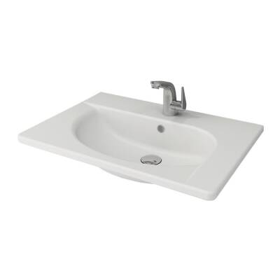 Bocchi Taormina Arch Etajerli Lavabo 65 Cm Mat Beyaz 1009-002-0126 - 1