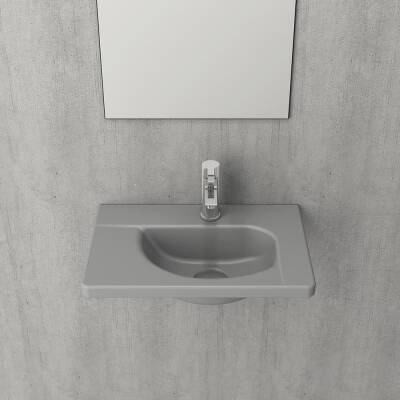 Bocchi Taormina Arch Lavabo 45 Cm Mat Gri 1015-006-0126 - 1