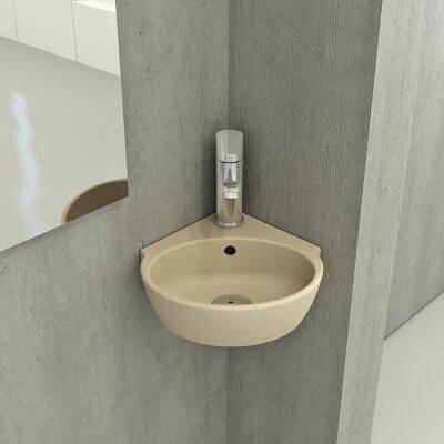 Bocchi Taromina Arch Köşe Lavabo 30 cm Mat Yasemin 1392-007-0126 - 1