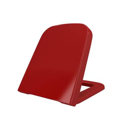 Bocchi Tutti S Klozet Kapağı Yavaş Kapanır Parlak Kırmızı A0322-019 - 1