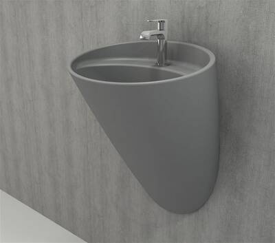 Bocchi Venezia Asma Monoblok Lavabo Mat Gri 1083-006-0126 - 2