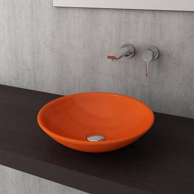 Bocchi Venezia Çanak Lavabo 40 cm Parlak Turuncu 1120-012-0125 - 2