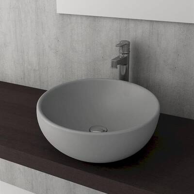 Bocchi Venezia Çanak Lavabo 45 cm Gri 1119-006-0125 - 1