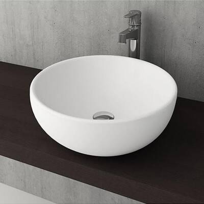 Bocchi Venezia Çanak Lavabo 45 cm Mat Beyaz 1119-002-0125 - 1