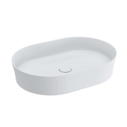 Bocchi Vessel Lavabo Oval Çanak 55x38 cm Mat Beyaz 1521-002-0125 - 1