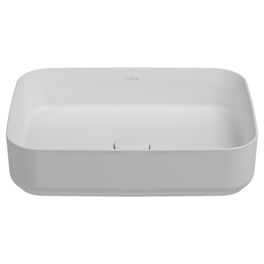 Isvea Infinity Mat Beyaz Tezgah Üzeri Lavabo 50 cm