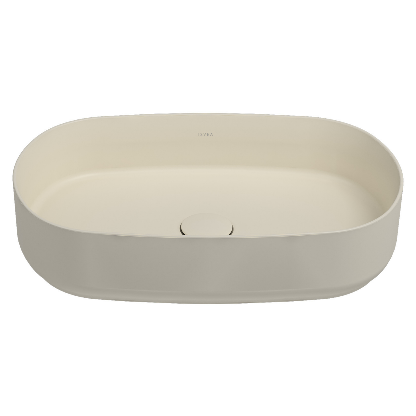 Isvea Infinity Fildişi Tezgah Üzeri Lavabo 55 cm