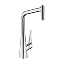 HansGrohe Metris M71 Tek Kollu Eviye Bataryası 320, Eco, Çekilebilir El Duşu, 2Jet  - 14780000