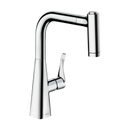 HansGrohe Metris M71 Tek Kollu Eviye Bataryası 220, Çekilebilir El Duşu, 2Jet  - 14834000