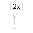 HansGrohe Vernis Blend Duş Kolonu 200 1Jet, Termostat İle Proje Paketi (2'Li) - 26285000