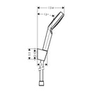 HansGrohe Crometta Duş Askı Seti 1 Jet, 160 Cm Duş Hortumu İle - 26567400