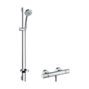 HansGrohe Croma 100 Aplike Duş Sistemi Multi, Ecostat Comfort Termostat Ve 90 Cm Duş Barı İle - 27085000
