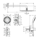 HansGrohe Croma Duş Sistemi 280 1Jet Ecostat S - 27954000