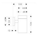 HansGrohe Logis Diş Fırçalığı - 40518820