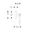 HansGrohe Logis Tuvalet Kağıtlığı Kapaksız - 40526820