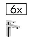 HansGrohe Vernis Blend Tek Kollu Lavabo Bataryası 100 Kumandalı, Proje Paketi (6'Lı) - 71588000