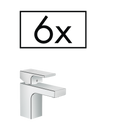 HansGrohe Vernis Shape Tek Kollu Lavabo Bataryası 70 Kumandalı, Proje Paketi (6'Lı) - 71596000