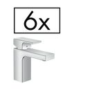 HansGrohe Vernis Shape Tek Kollu Lavabo Bataryası 100 Kumandalı, Proje Paketi (6'Lı) - 71597000