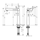 HansGrohe Talis S Tek Kollu Lavabo Bataryası 250 Kumandasız - 72116000