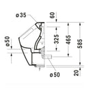 Duravit ME By Starck Rimless Elektrikli Pisuvar 2809310093
